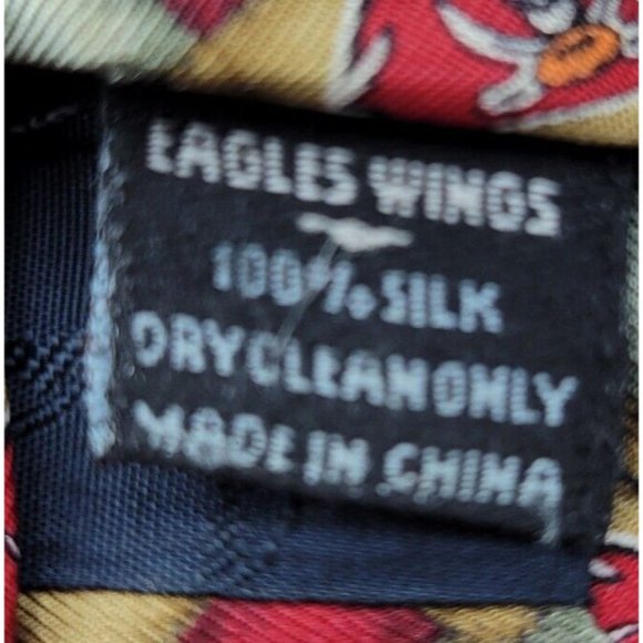 Tampa Bay Buccaneers Bucs Eagle Wings 100% Silk Mens Neck Tie Necktie NFL - Picture 5 of 7